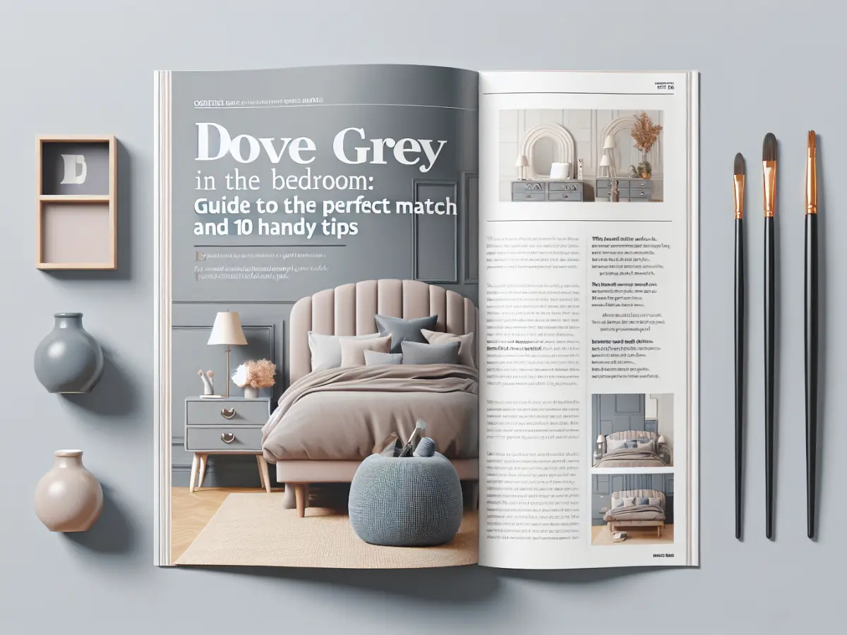 Una rivista con l'abbinamento perfetto per la camera da letto