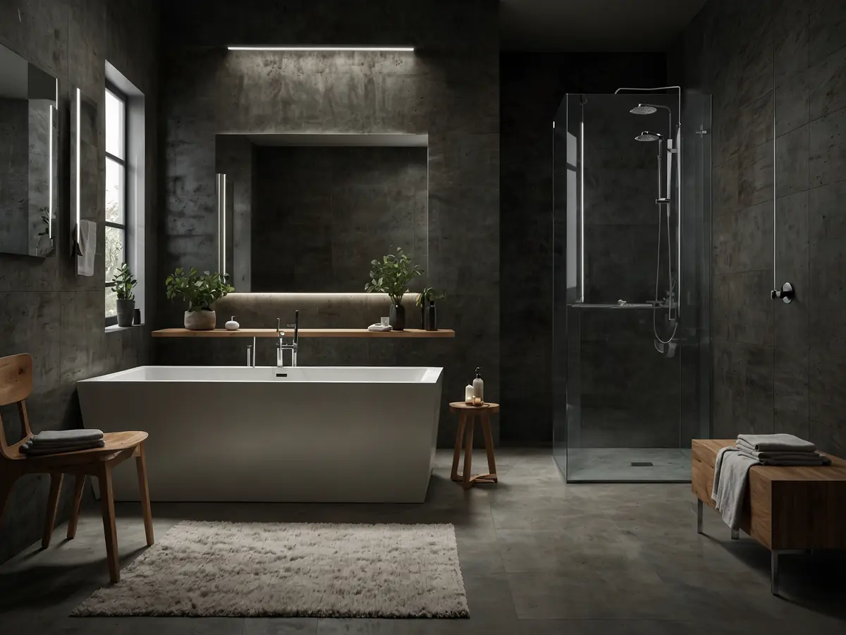 Un esempio di arredo bagno